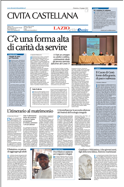 Avvenire - pagina diocesana del 26/06/2022